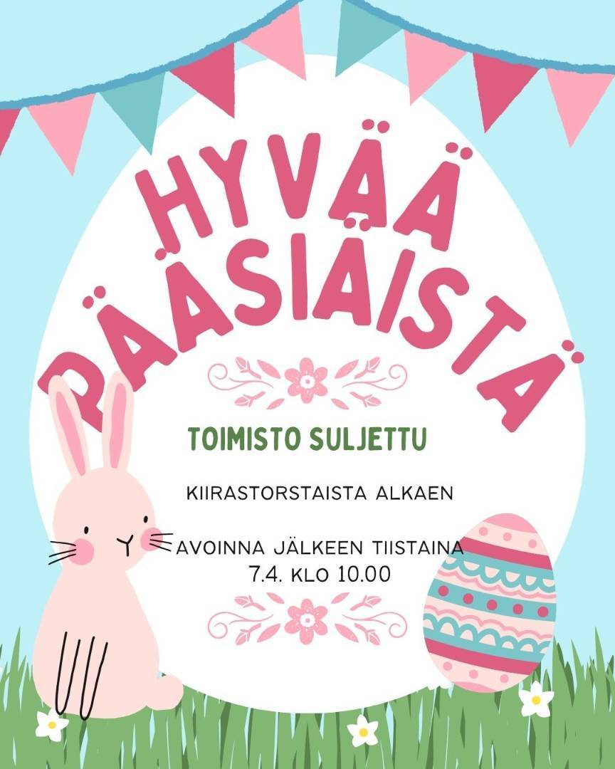 Hyvää pääsiäistä!