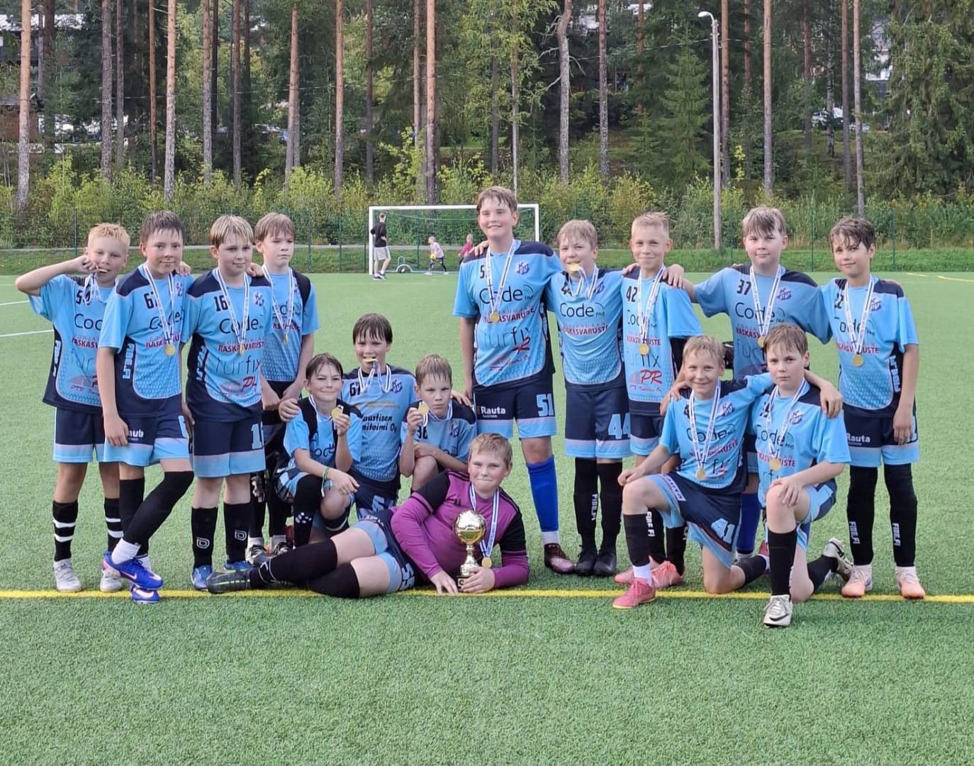 KP-V P12 Comets cupin harrastesarjan voittoon