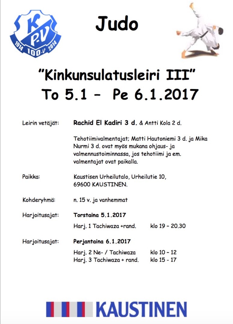 Kinkunsulatusleiri III 5 - 6.1.2017