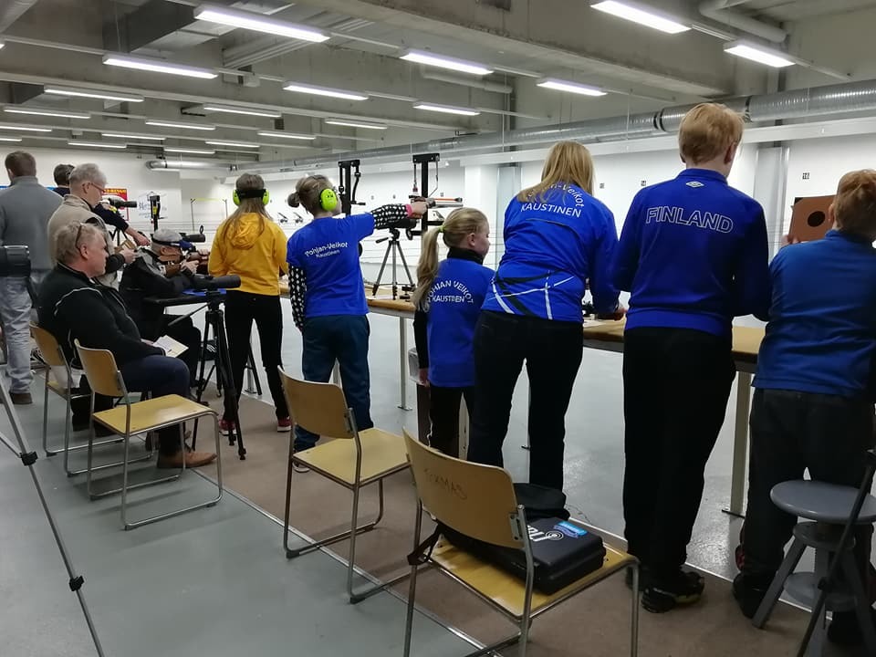 Ilma-aseampujat menestyivät Kokkolan kisoissa 17.3.2018