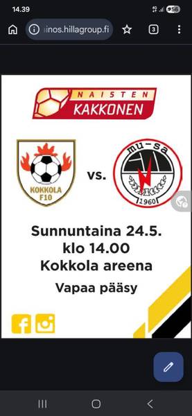 Kymppi korkkaa Areenan