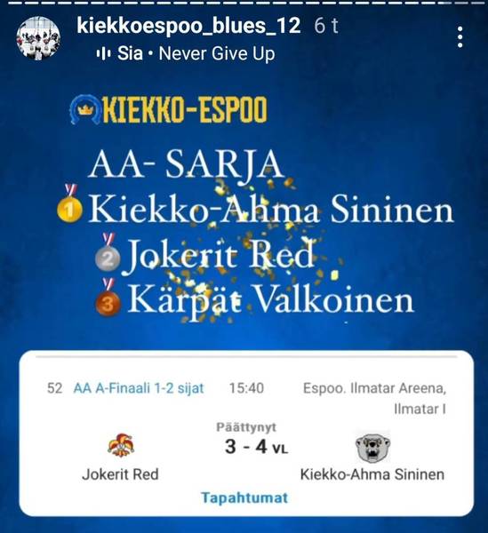 Kivikova Lisäpalvelu Lionscup 2023 Espoossa