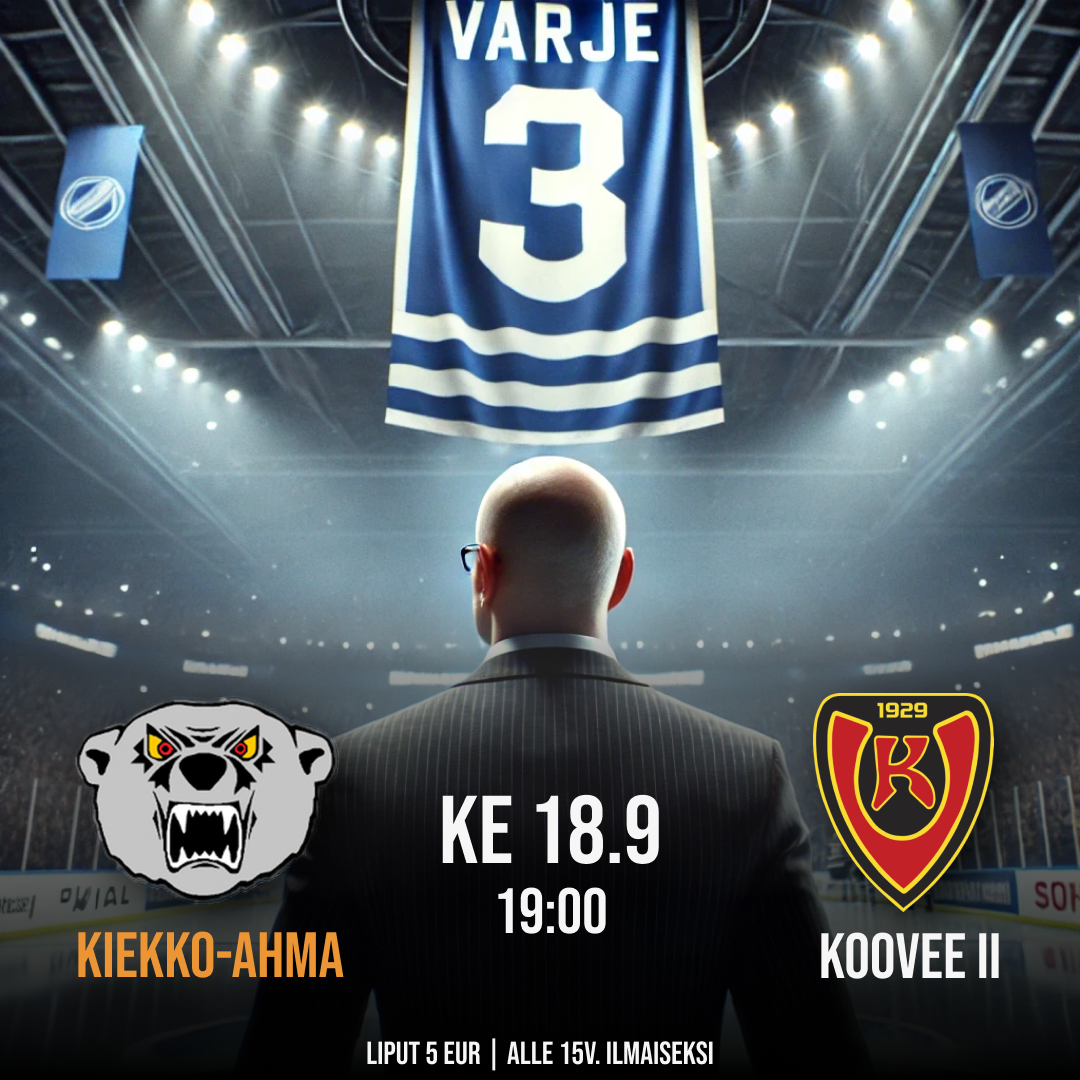 Kiekko-Ahma vs. Koovee II, 18.9 klo 19:00