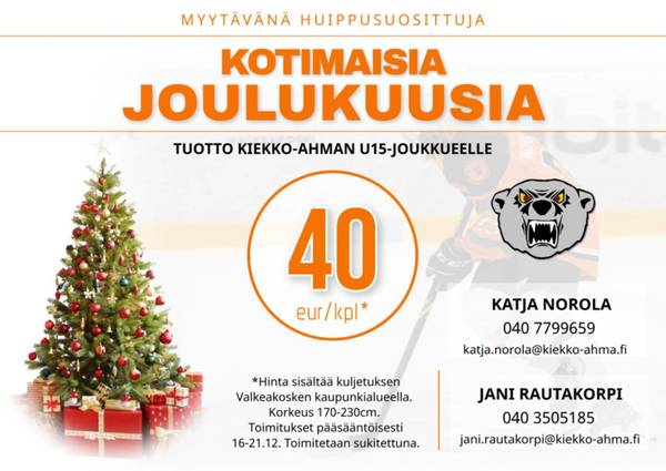 Suositut joulukuuset taas myynnissä!