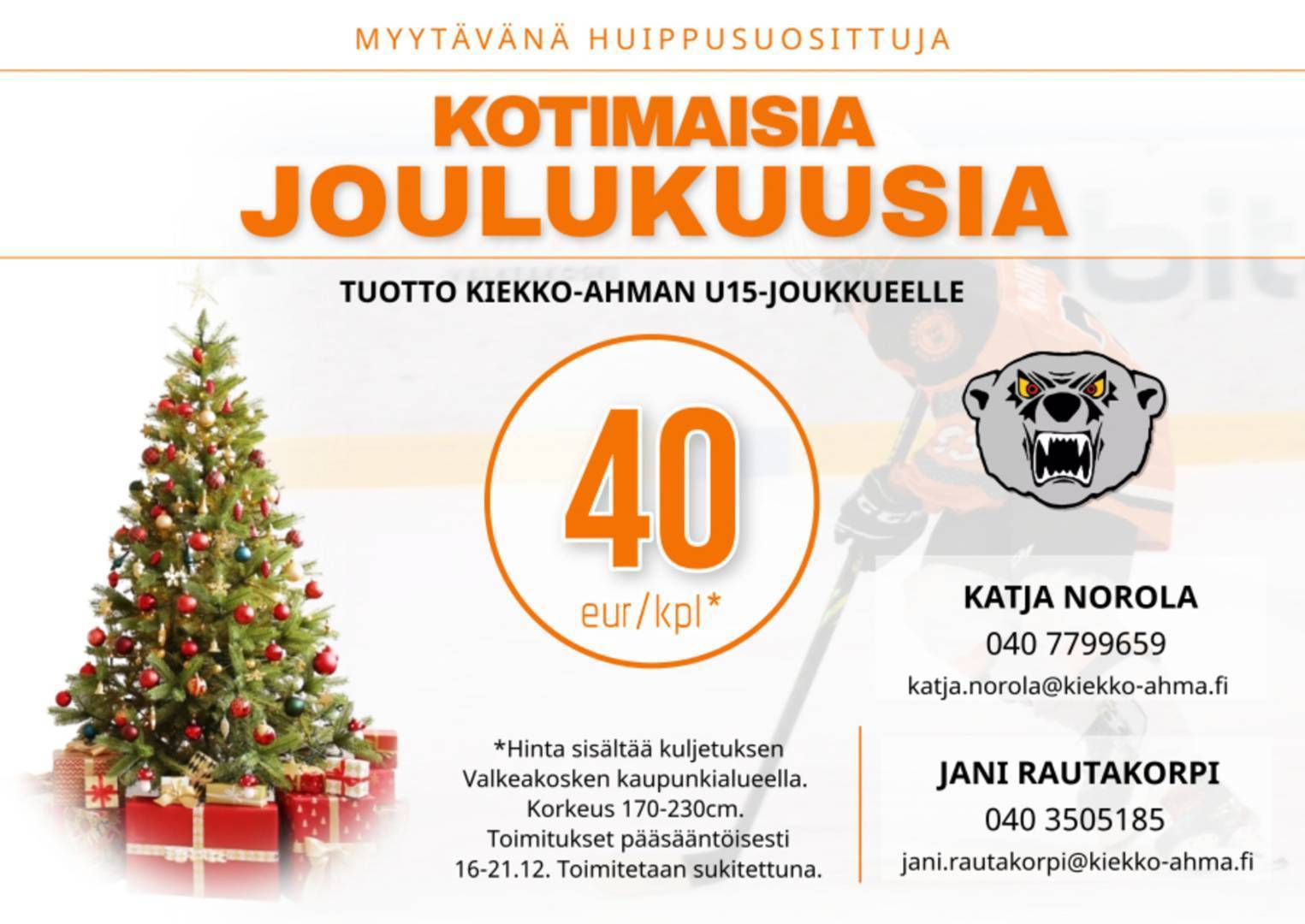 Suositut joulukuuset taas myynnissä!