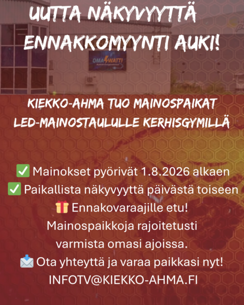LED Mainostaulu KerhisGymillä