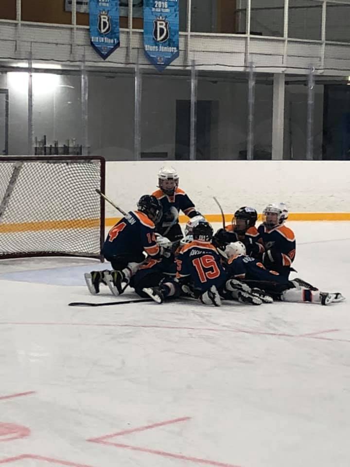 Kiekko-Vantaa U10 ikäluokkajoukkue. 