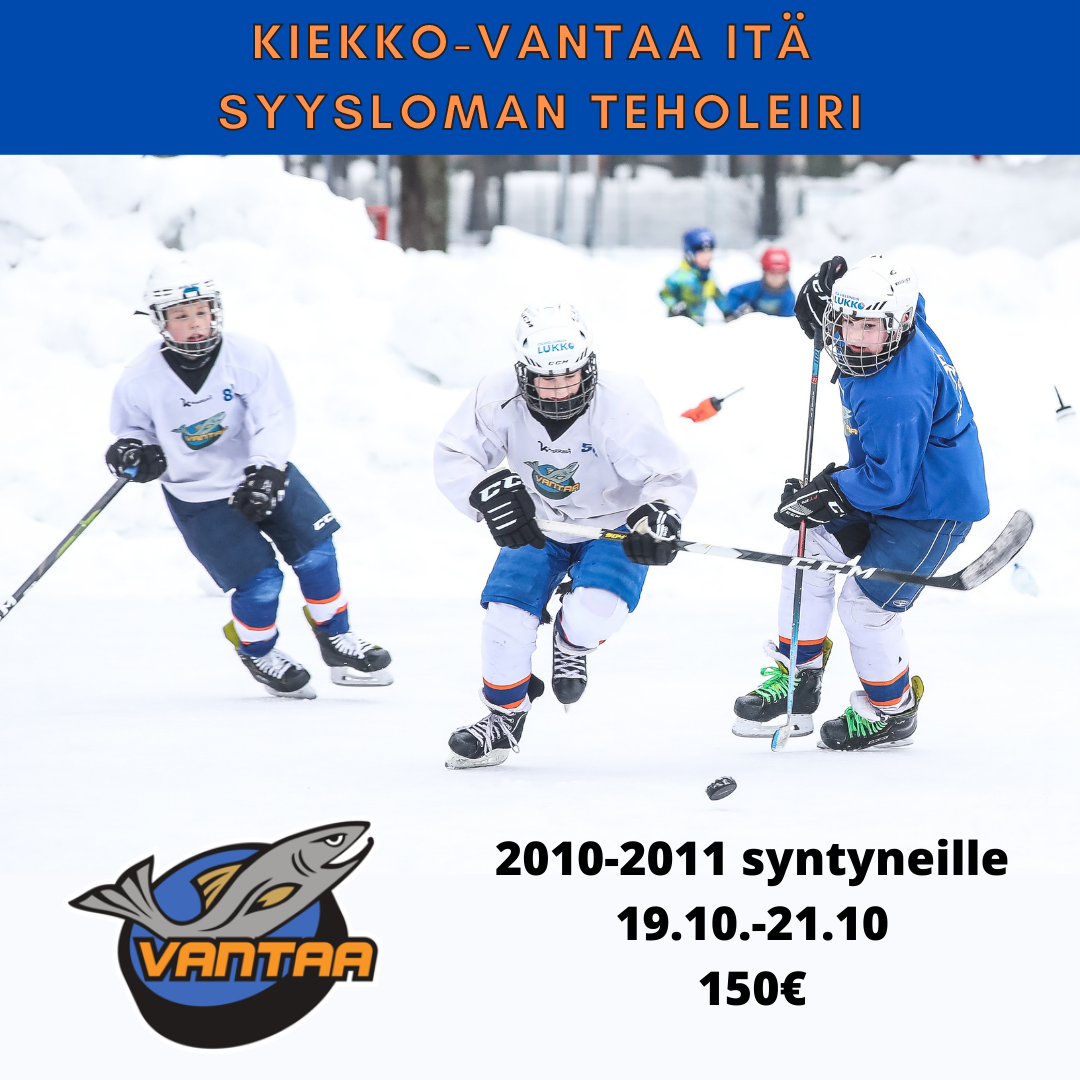 Kiekko-Vantaa Itä - Syysloman teholeiri U12 & U11 ikäluokille