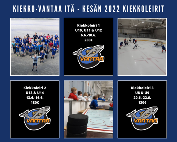 Kesän 2022 kiekkoleireille imoittautuminen on nyt auki