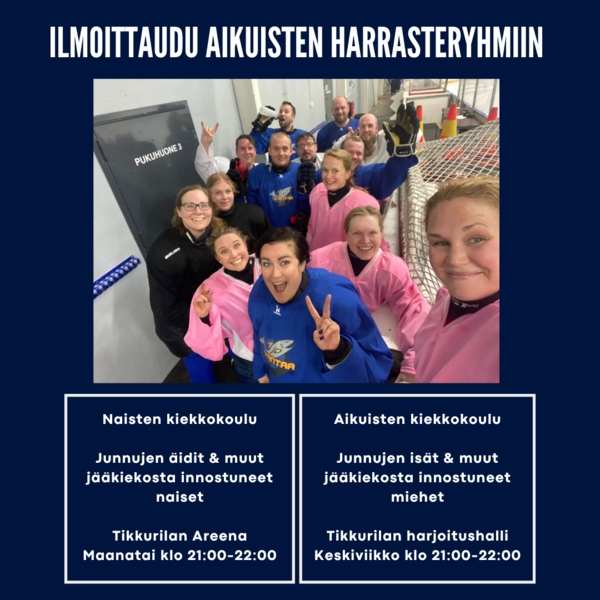 Ilmoittaudu aikuisten harrasteryhmiin syksylle -25