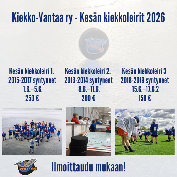 Ilmoittaudu mukaan kesän kiekkoleireille!