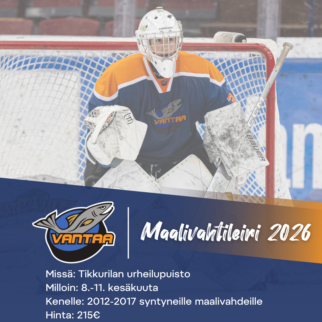 Ilmoittautuminen kesän maalivahtileirille auki!