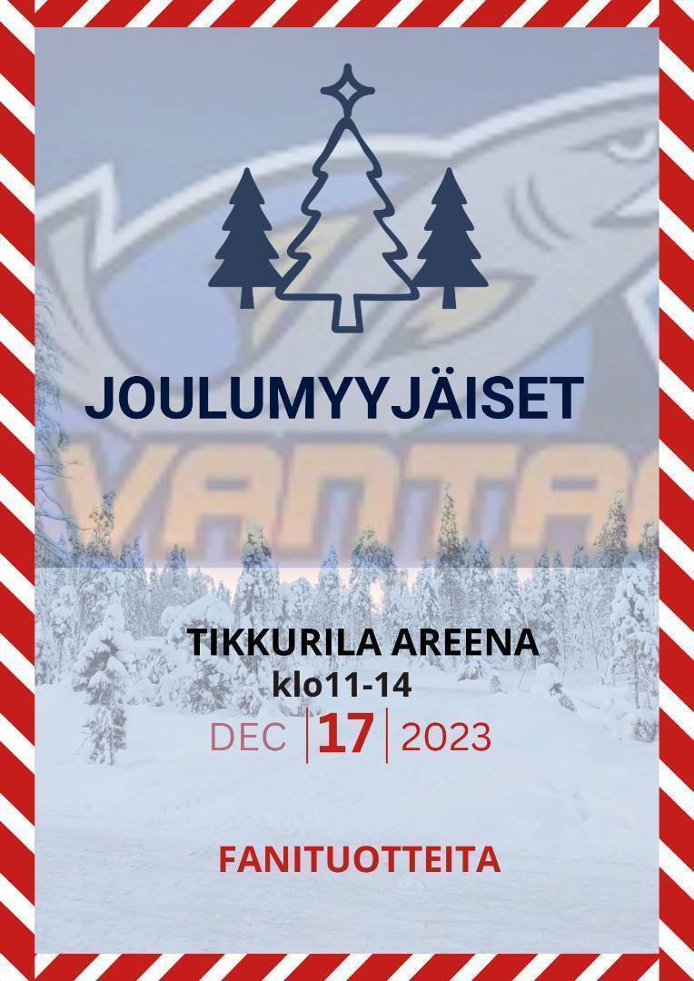 Joulumyyjäiset 17.12. klo 11-14