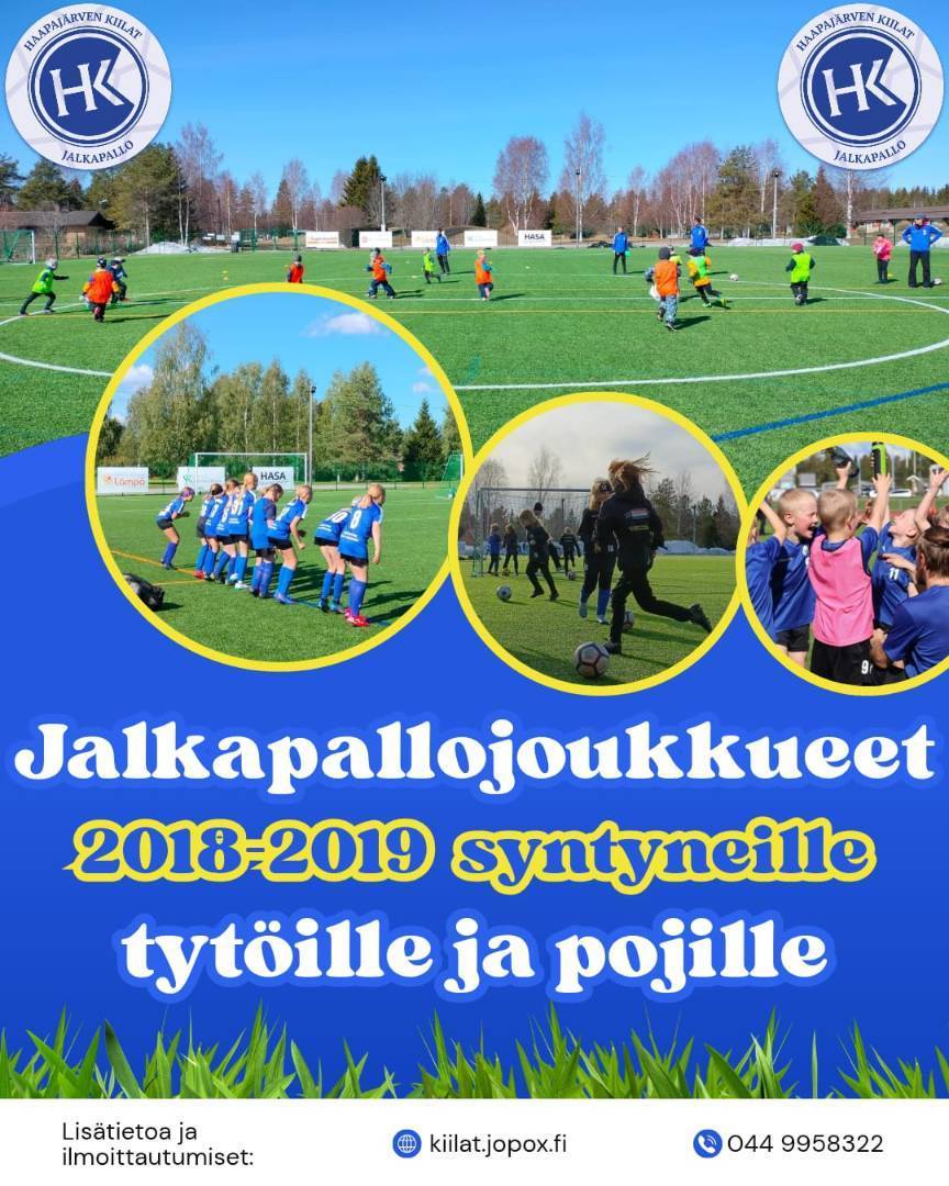 UUDET JOUKKUEET STARTTAA TOIMINTANSA PIAN!