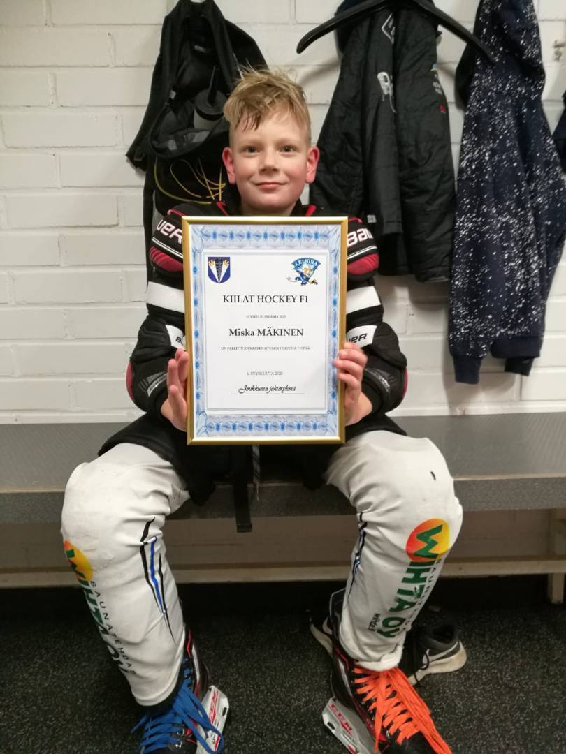 U11 JOUKKUEEN SYYSKUUN PELAAJA