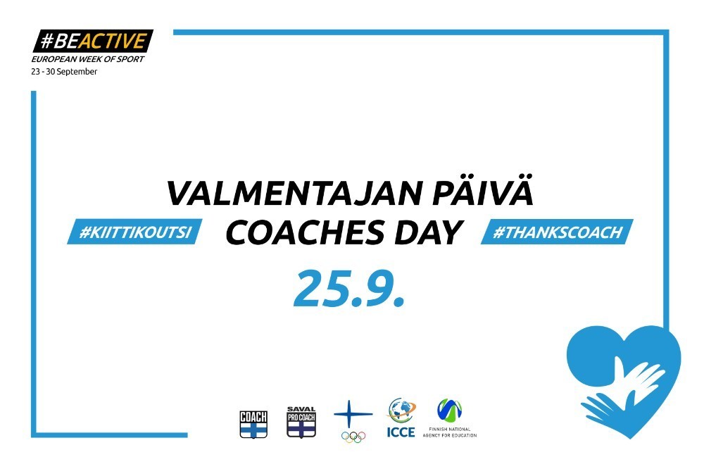 Valmentajan päivä 25.09.2025- kiitä valmentajaasi!