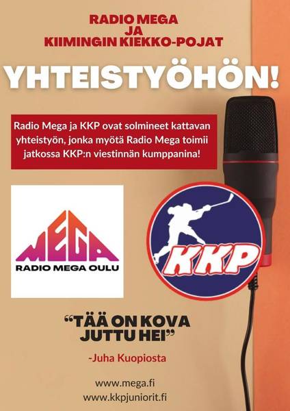 KKP ja Radio Mega yhteistyöhön