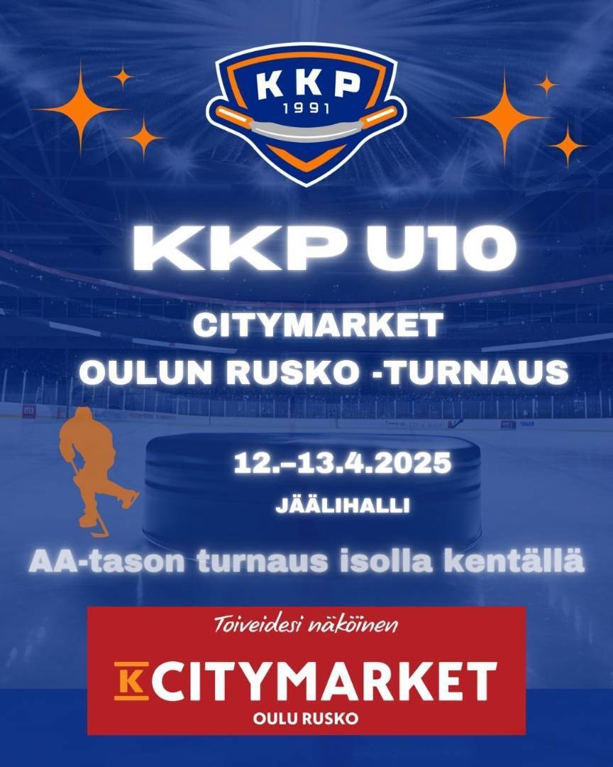 KKP U10 Citymarket Oulun Rusko -turnaus 12.-13.4.2025