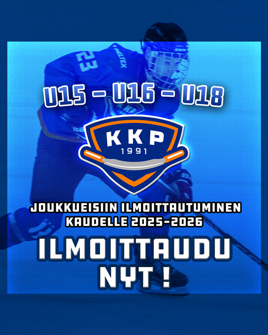 Ilmoittautuminen U15-U18 joukkueisiin kaudelle 2025-2026 avattu!