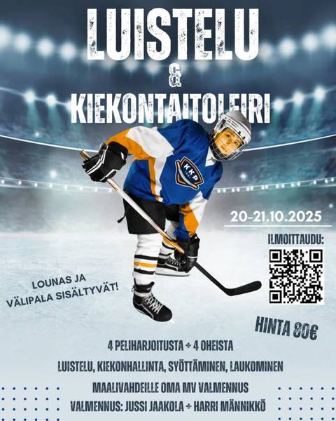 Syysloman luistelu- ja kiekontaitoleiri 