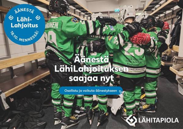 LähiTapiola LähiLahjoitus - Äänestä 18.10. mennessä!