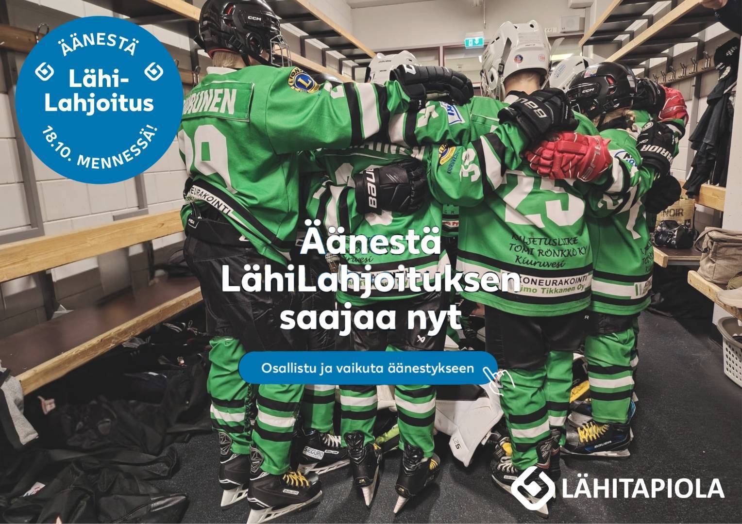 LähiTapiola LähiLahjoitus - Äänestä 18.10. mennessä!