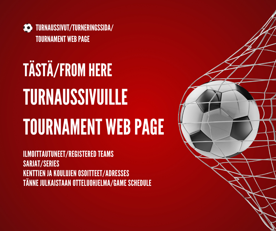 TURNAUSSIVUT/TOURNAMENT WEB PAGE
