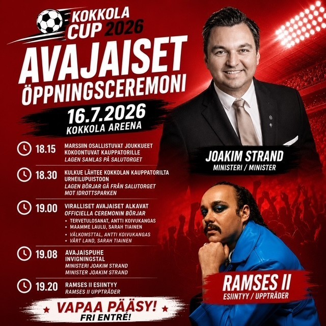 AVAJAISET/ÖPPNING/OPENING