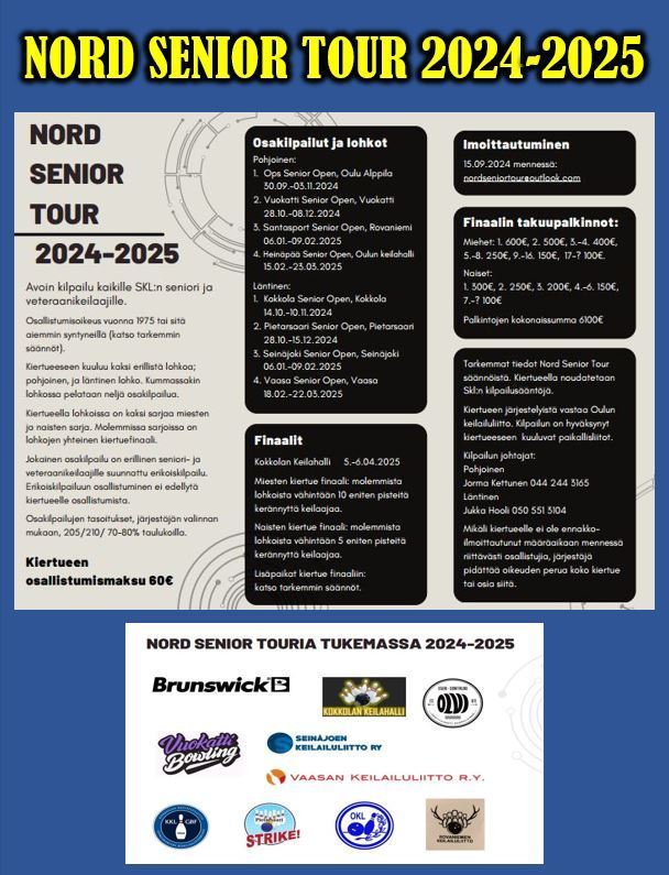 Ilmoittaudu mukaan kauden 24-25 Nord Senior Tourille 