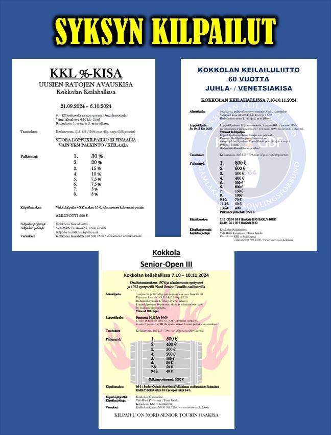 Kilpailukausi alkaa!