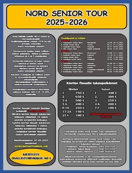 Nord Senior Tour 2025-2026