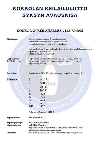 Menossa oleva Erikoiskisa