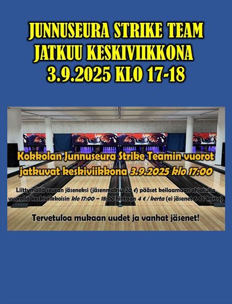 Strike Team jatkuu keskiviikkona 3.9