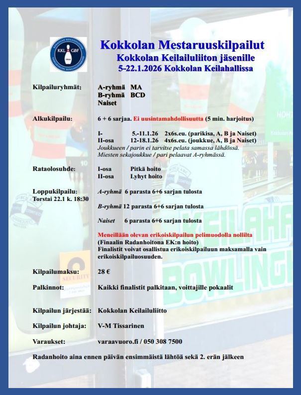 Kokkolan Keilailuliiton mestaruus