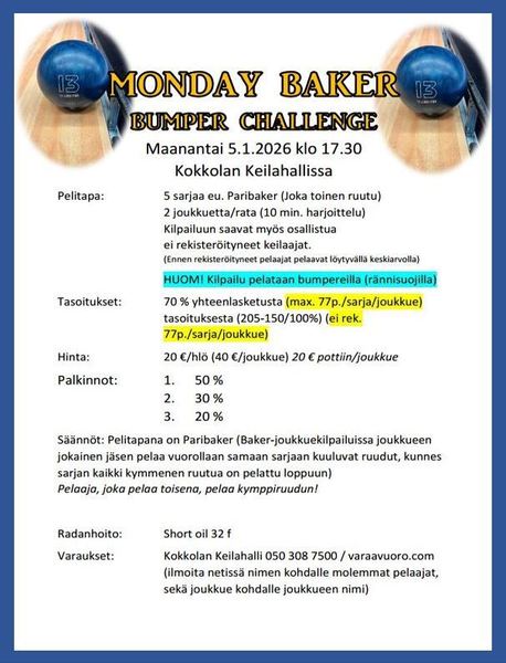 Baker Monday 5.1.2026