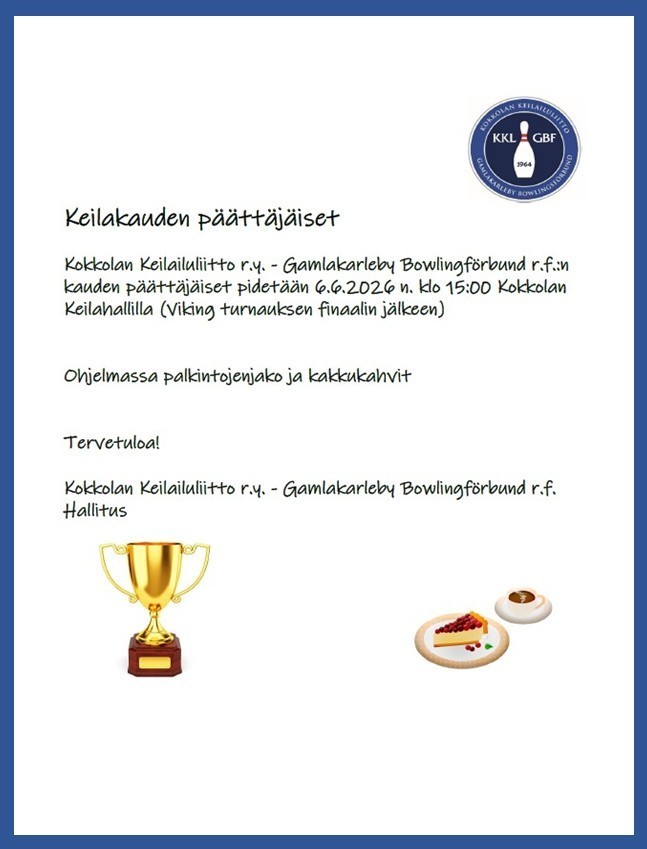 Keilakauden päättäjäiset