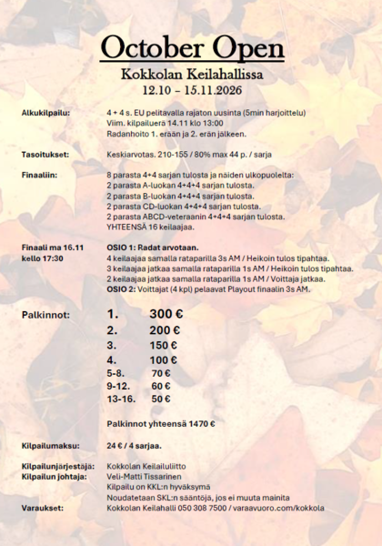 Menossa oleva Erikoiskisa