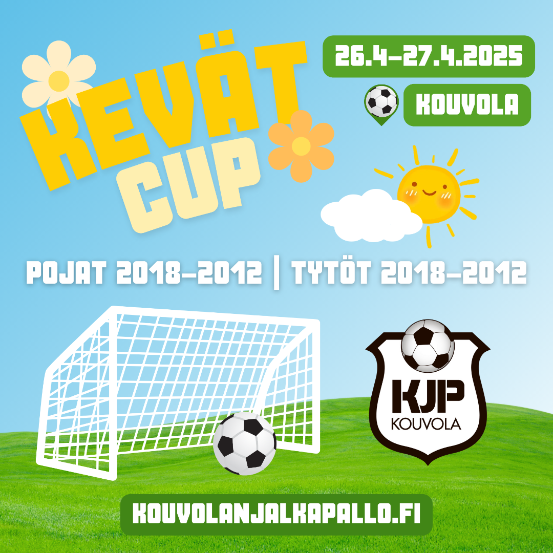 ​Kevät Cup 26-27.4.2025 – Jalkapallon Juhlaa Kouvolassa!