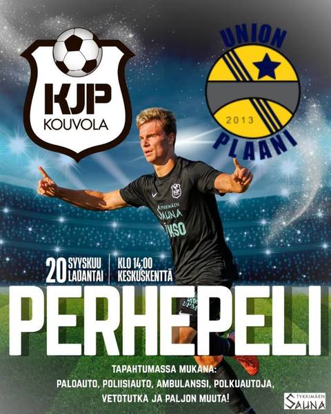Perhepeli KJP Edustus - Union Plaani 20.9.