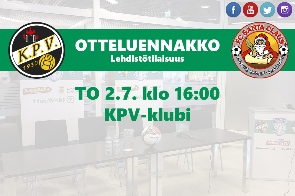Otteluennakko KPV vs. FC Santa Claus AC to 2.7. klo 16:00
