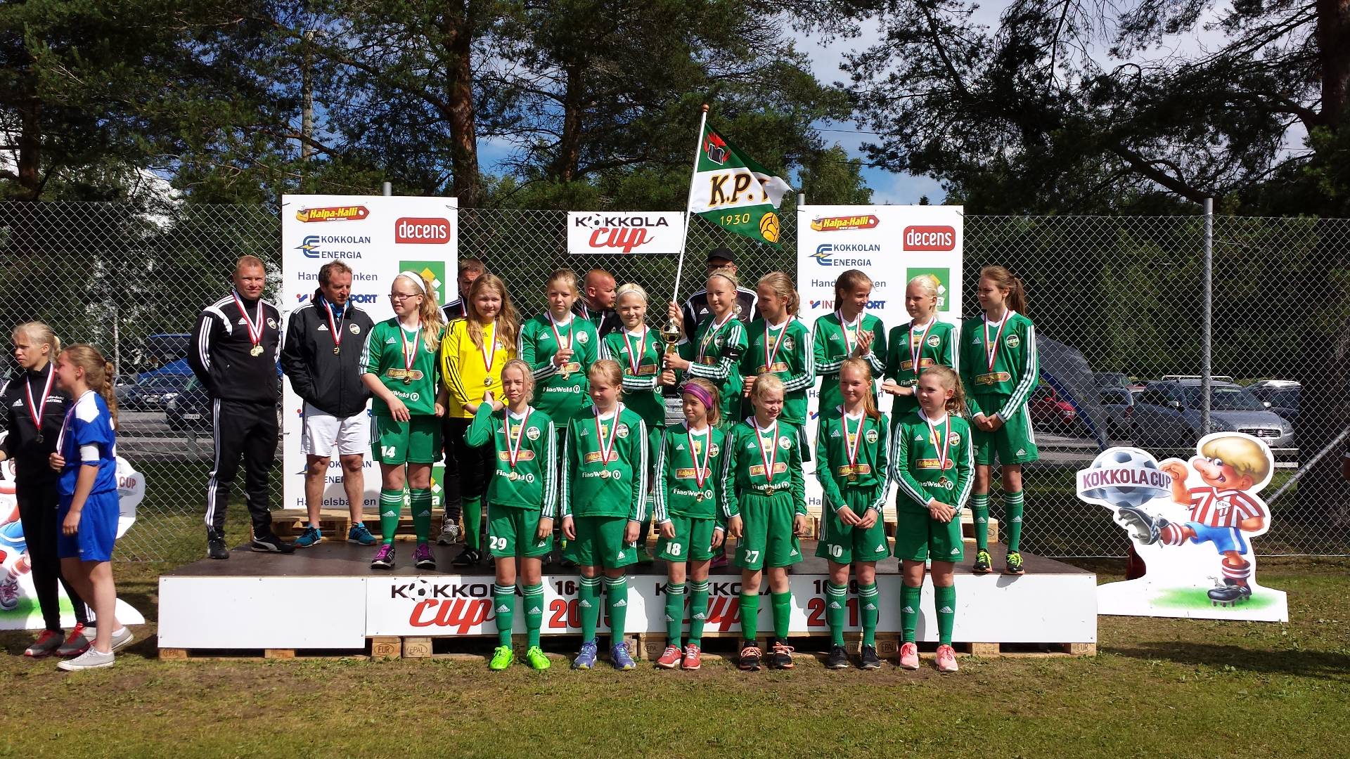 KPV 02 tytöt mestaruuteen Kokkola Cupissa 2015