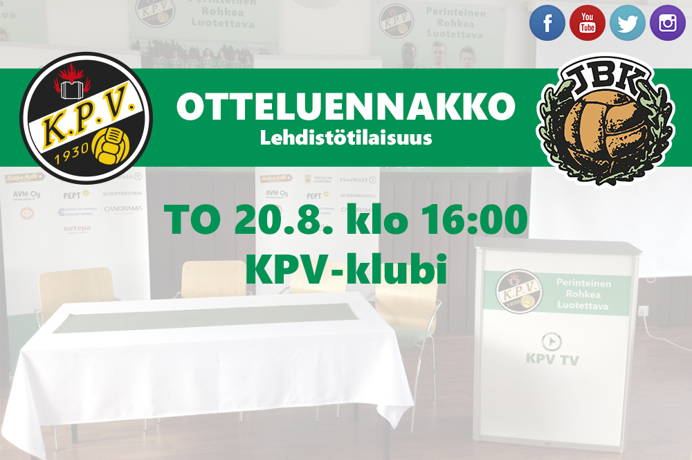 Otteluennakko KPV vs. JBK to 20.8. klo 16:00