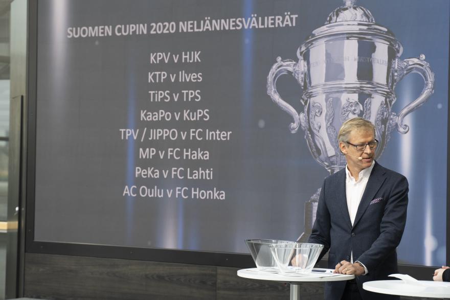 Miesten Suomen Cupin neljännesvälierät arvottu