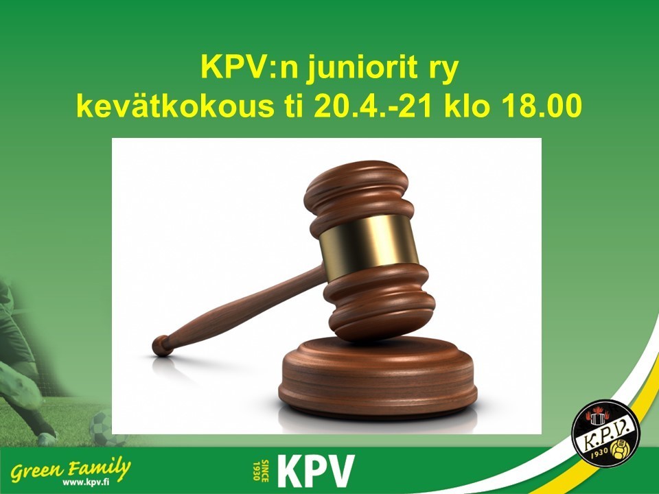 Kutsu KPV Juniorit ry kevätkokoukseen