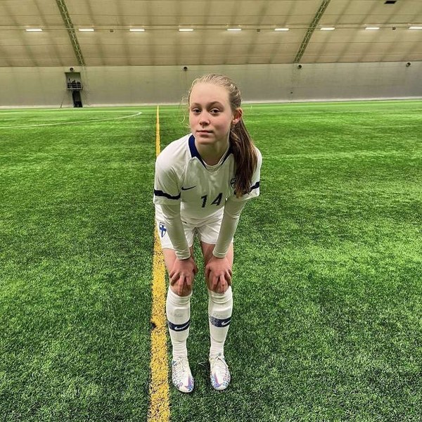 Aava Salmela valittiin Suomen U15 maajoukkueeseen