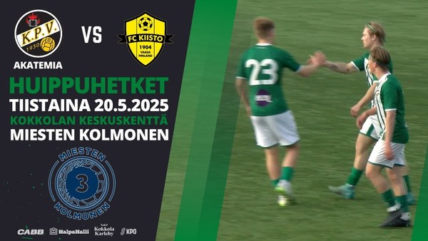 KPV Akatemia - FC Kiisto huippuhetket