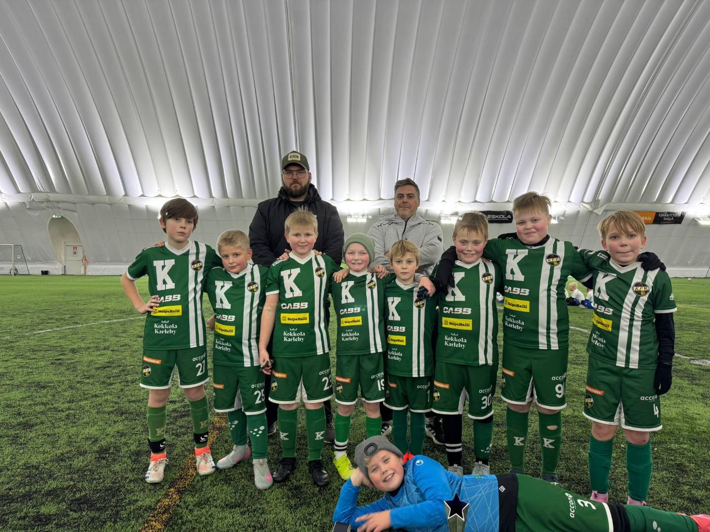 KPV U10 pojat kahmivat menestystä Kempeleen jouluturnauksessa