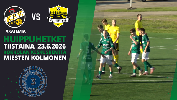 KPV Akatemia - FC Ylivieska maalikooste
