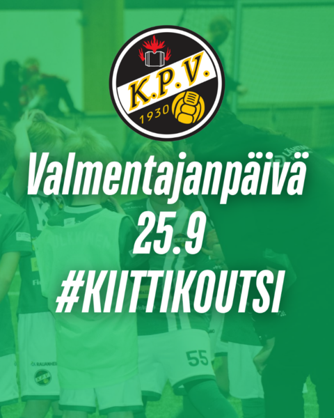 Valmentajan päivä 25.9