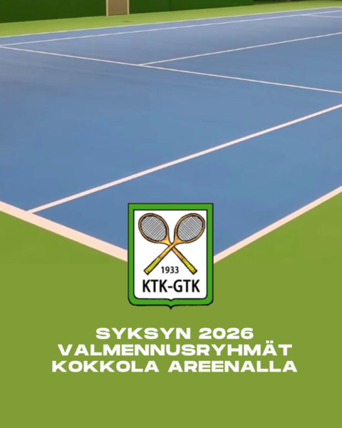 Syksyn 2026 valmennusryhmät Kokkola Areenalla